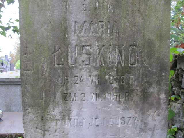Józefa Łuskino 1843 Kielce - Grobonet - Wyszukiwarka osób pochowanych