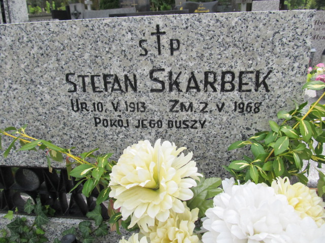 Stefan Skarbek 1913 Kielce - Grobonet - Wyszukiwarka osób pochowanych