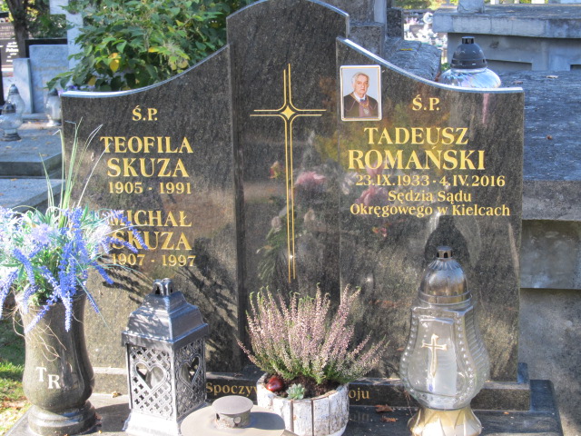 Tadeusz Romański 1933 Kielce - Grobonet - Wyszukiwarka osób pochowanych