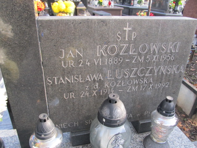 Jan Kozłowski 1889 Kielce - Grobonet - Wyszukiwarka osób pochowanych