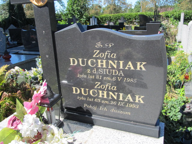 Zofia Duchniak Kielce - Grobonet - Wyszukiwarka osób pochowanych