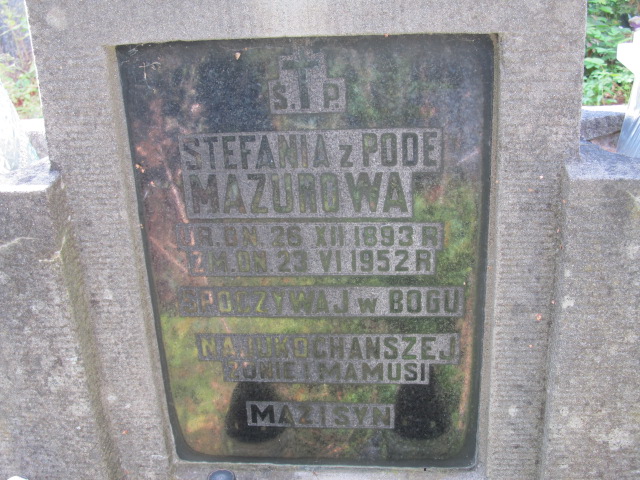 Stefania Mazur 1893 Kielce - Grobonet - Wyszukiwarka osób pochowanych