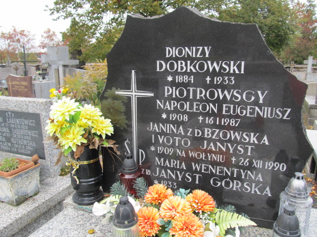 Janina Piotrowski 1908 Kielce - Grobonet - Wyszukiwarka osób pochowanych