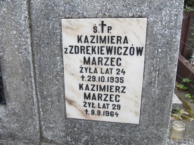 Kazimiera Marzec Kielce - Grobonet - Wyszukiwarka osób pochowanych