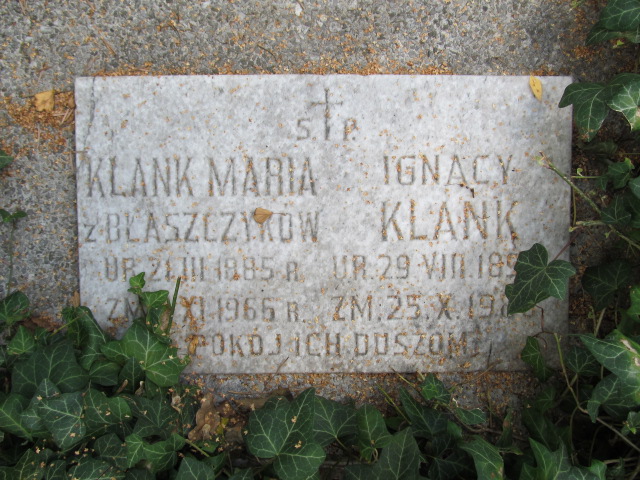 Maria Klank 1885 Kielce - Grobonet - Wyszukiwarka osób pochowanych